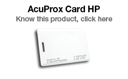 Tag RFID AcuProx Card HP