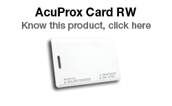 Tag RFID AcuProx Card RW