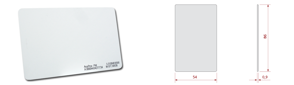 Tag RFID AcuProx ISO Premium