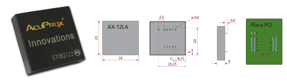 Leitor RFID AX-12LA